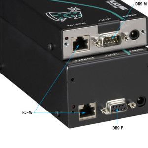 Black Box ACU5114A KVM Extender, VGA, PS/2, RS232, Dual-Access, CATx